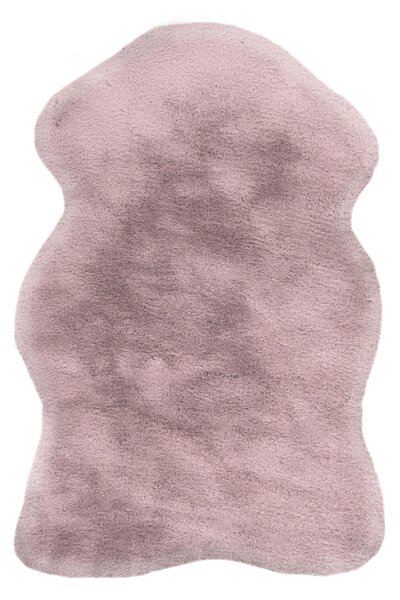KOBEREC S VYSOKÝM VLASEM, 60/90 cm růžová - Online Only koberce & rohožky, Online Only