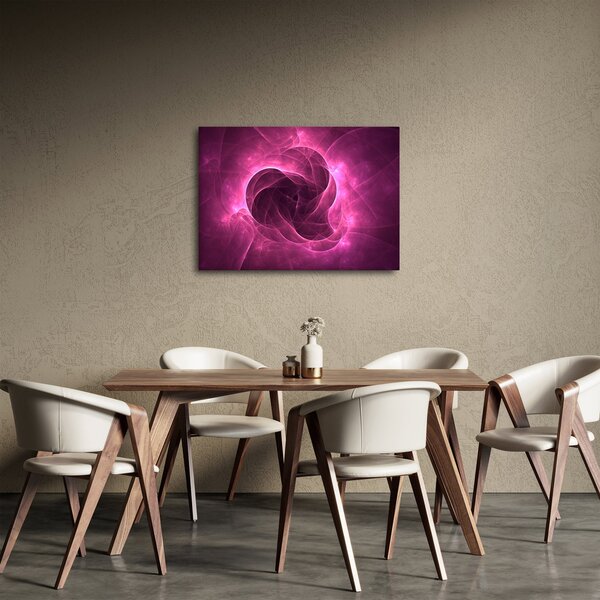 Obraz moderní růžové abstrakce (70x50 cm)