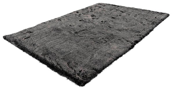 KOBEREC S VYSOKÝM VLASEM, 80/150 cm antracitová - Online Only koberce & rohožky, Online Only