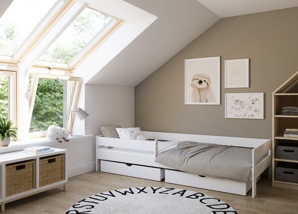 Dětská postel Pino 200 x 90 cm Provedení postele: Bez šuplíku