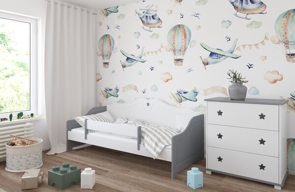 Dětská postel Franio Velikost postele: 140x80, Barevné provedení: Bílá, Provedení postele: Bez šuplíku