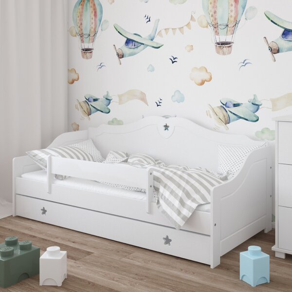 Dětská postel Franio Velikost postele: 140x80, Barevné provedení: Bílá, Provedení postele: Bez šuplíku