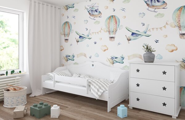 Dětská postel Franio Velikost postele: 140x80, Barevné provedení: Bílá, Provedení postele: Bez šuplíku