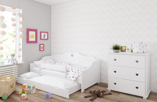 Babywoods Dětská postel Zuzana Velikost postele: 140x80, Barevné provedení: Šedá, Provedení postele: Bez šuplíku