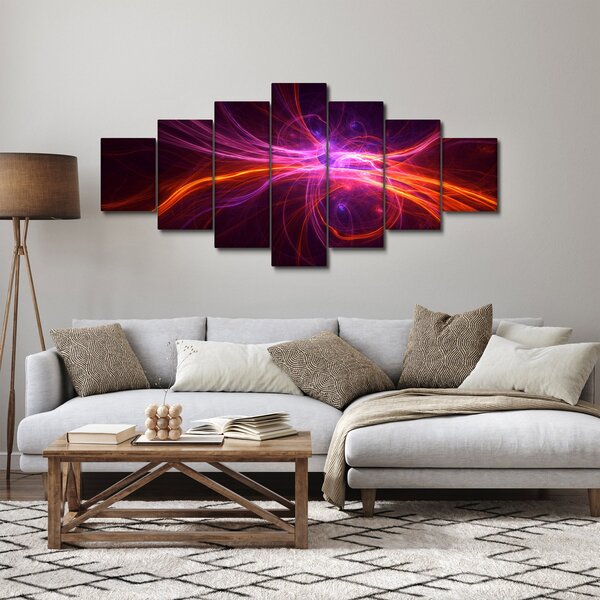 Obraz moderní abstrakce (210x100 cm)