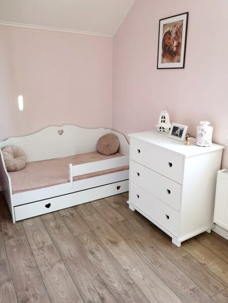 Babywoods Dětská postel Zuzana Velikost postele: 140x80, Barevné provedení: Šedá, Provedení postele: Bez šuplíku