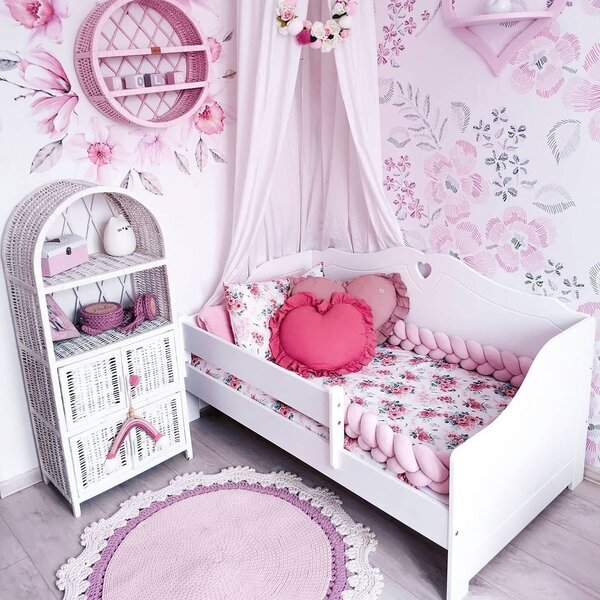 Babywoods Dětská postel Zuzana Velikost postele: 140x80, Barevné provedení: Šedá, Provedení postele: Bez šuplíku