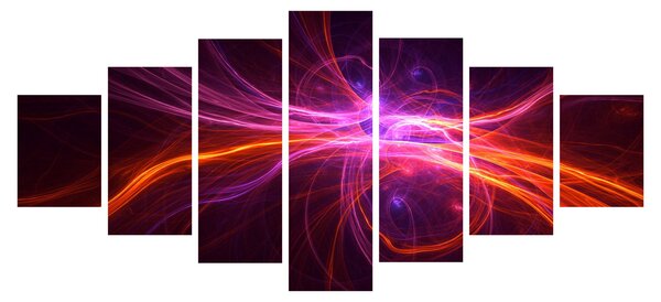 Obraz moderní abstrakce (210x100 cm)