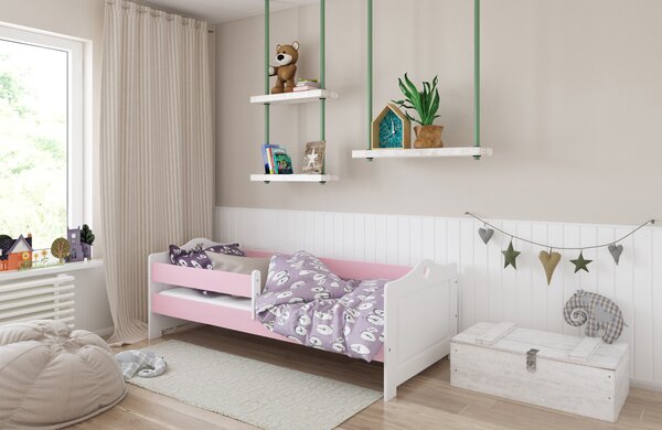 Babywoods Dětská postel Emma Velikost postele: 140x80, Barevné provedení: Bílá, Provedení postele: S šuplíkem