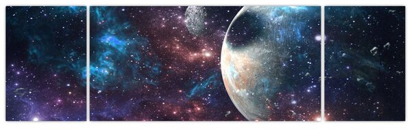 Obraz vesmíru (170x50 cm)