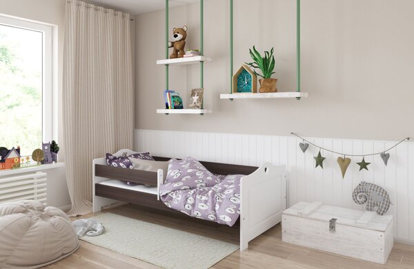 Babywoods Dětská postel Emma Velikost postele: 140x80, Barevné provedení: Bílá, Provedení postele: S šuplíkem
