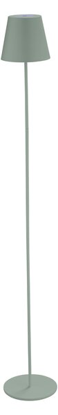 Livarno home Aku stojací LED lampa s USB a dotykovým stmívačem (mintová) (100388042004)