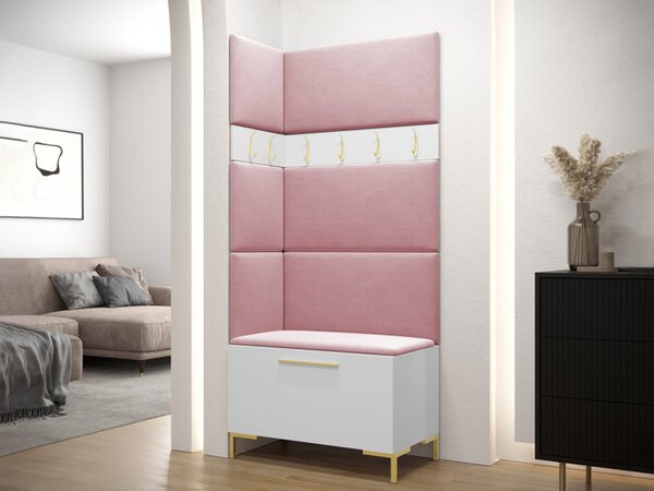 Předsíňová sestava Frunofta IV, Barva: bílá, Barva látek:: Manila 32 5903211200762