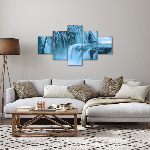 Obraz - ledové vodopády (125x70 cm)