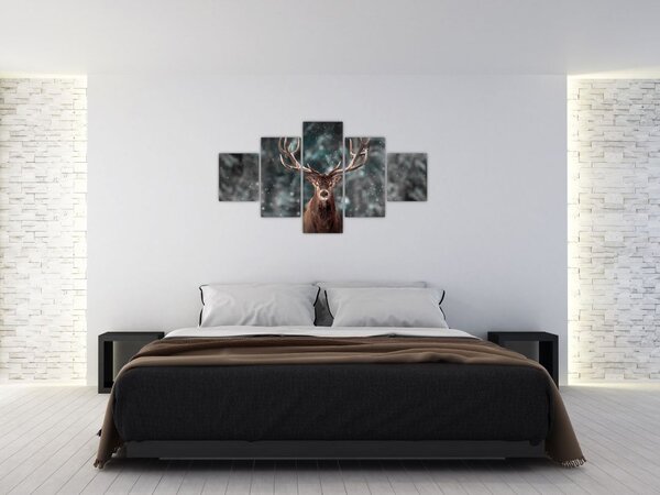 Obraz - Majestátnost jelena (125x70 cm)