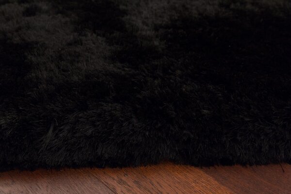 Koberec Plush Shaggy černý