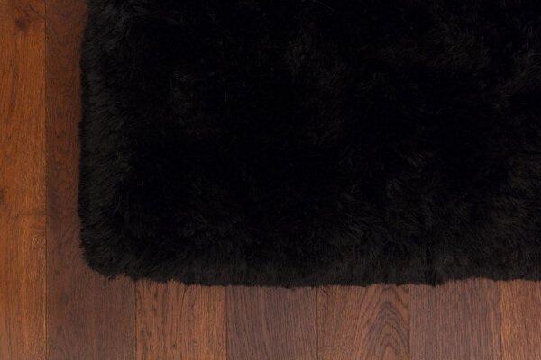 Koberec Plush Shaggy černý