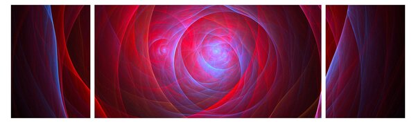Abstraktní obraz očí (170x50 cm)