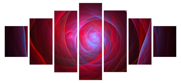 Abstraktní obraz očí (210x100 cm)