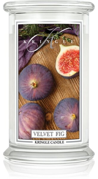 Kringle Candle Velvet Fig vonná svíčka 623 g