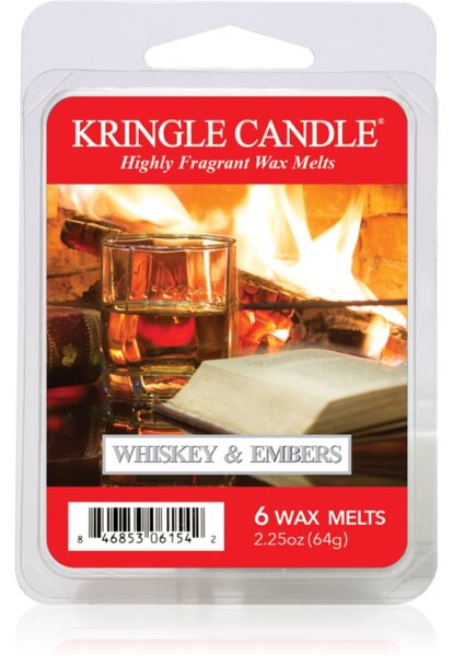 Kringle Candle Whiskey & Embers vosk do aromalampy 64 g