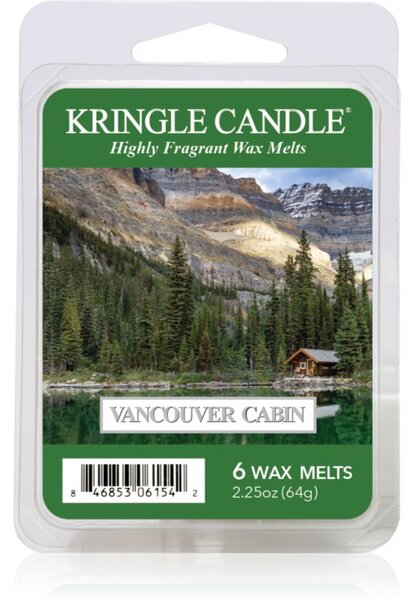 Kringle Candle Vancouver Cabin 6 Wax Melts vonná svíčka 64 g