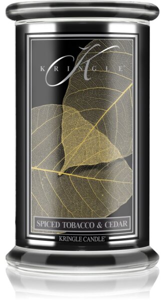 Kringle Candle Spiced Tobacco & Cedar vonná svíčka 623 g