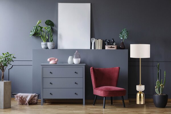 STOJACÍ LAMPA, 30,5/30,5/127 cm MID.YOU - Online Only svítidla, Online Only