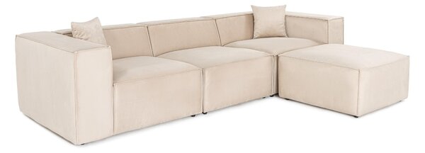 Rohová sedačka Lorella (krémová). Akce -25%
