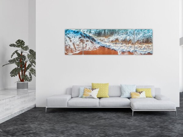 Obraz mořské pláže (170x50 cm)