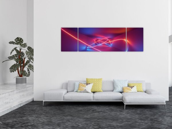 Obraz moderní abstrakce (170x50 cm)