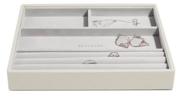 Stackers, Box na šperky Oatmeal Classic Ring & Bracelet Layer | krémová 75602