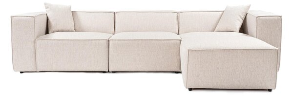 Rohová sedačka Lorella (světlohnědá). Akce -25%