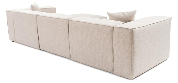 Rohová sedačka Lorella (světlohnědá). Akce -25%