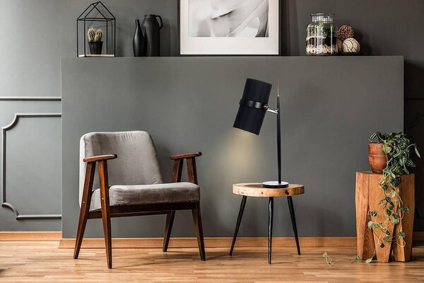 STOLNÍ LAMPA, E27, 25/29/69 cm P & B - Online Only svítidla, Online Only