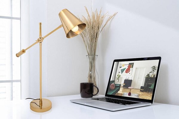 LAMPA NA PSACÍ STŮL, E27, 68/18/74 cm P & B - Online Only svítidla, Online Only