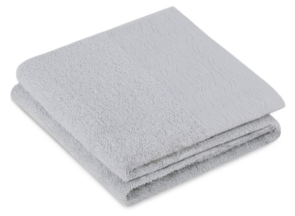Bavlněný ručník Šedý NAMSEN 70x130 cm