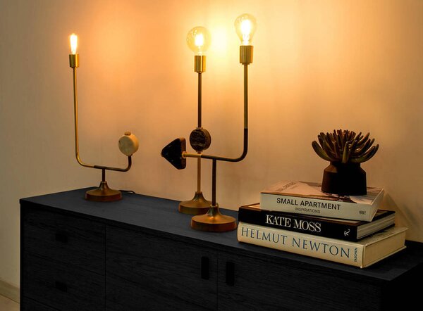 STOLNÍ LAMPA, E27, 115/15/58 cm P & B - Online Only svítidla, Online Only