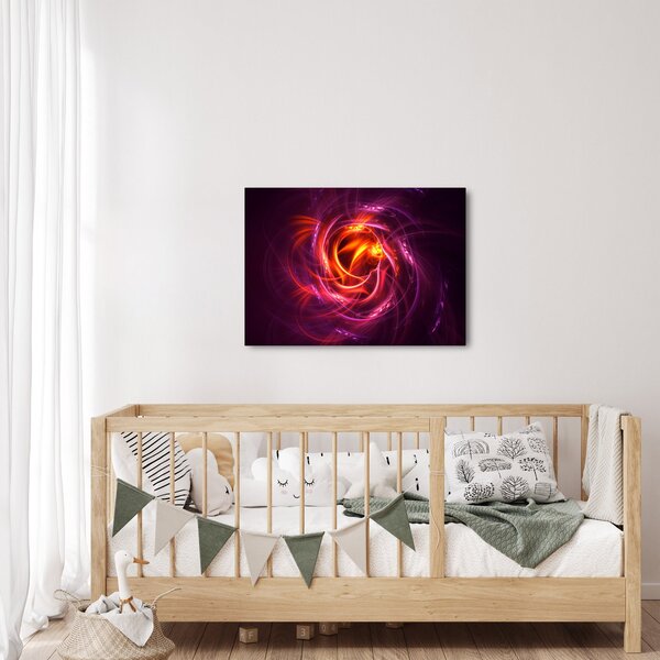 Obraz svítící moderní abstrakce (70x50 cm)