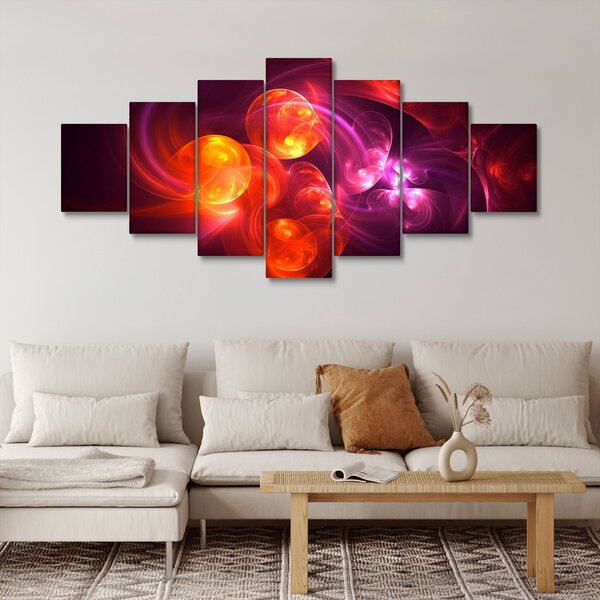 Obraz moderní abstrakce (210x100 cm)