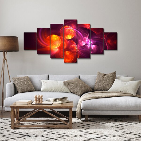 Obraz moderní abstrakce (210x100 cm)