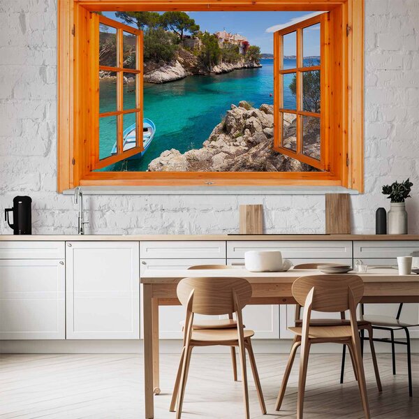 Artgeist Fototapeta Středomořská krajina Velikost: 400x280 cm, Provedení: Voděodolná