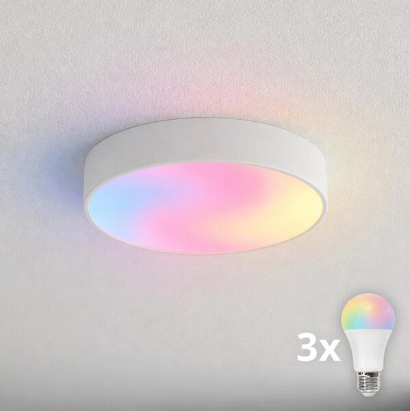 Brilagi - LED RGBW Stmí. koup. str. svítidlo CLARE 3xE27/9W/230V IP54 Wi-Fi bílá