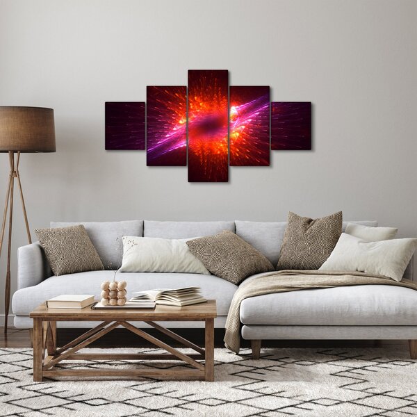 Obraz moderní trnité abstrakce (125x70 cm)