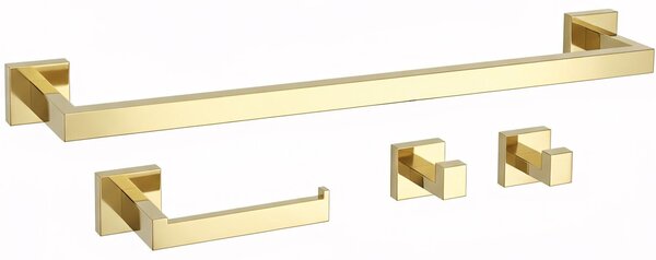 Sada koupelnových doplňků Rio Gold 4 díly