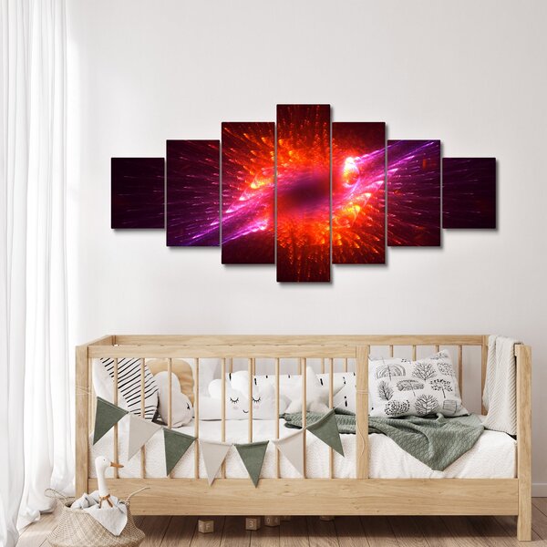 Obraz moderní trnité abstrakce (210x100 cm)