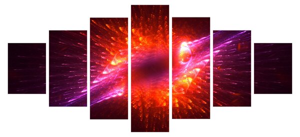 Obraz moderní trnité abstrakce (210x100 cm)