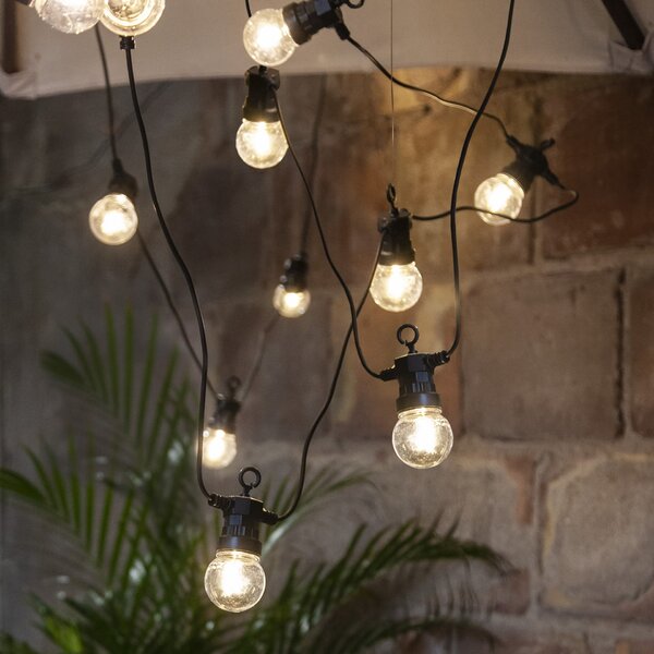 Venkovní světelný řetěz Circus Small – 20 LED žárovek
