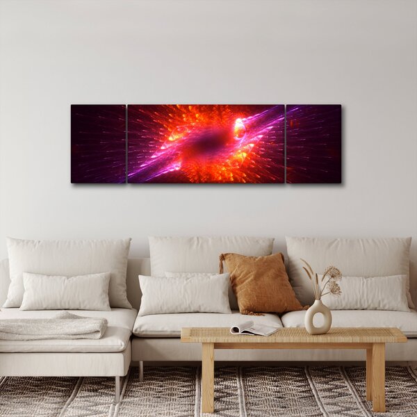 Obraz moderní trnité abstrakce (170x50 cm)