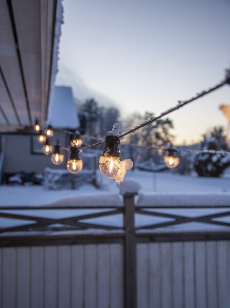 Venkovní světelný řetěz Circus Small – 20 LED žárovek